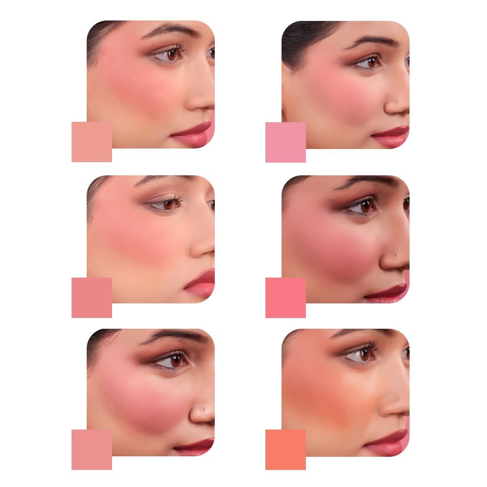 6 Shades lightweight Cheek Face Pallete