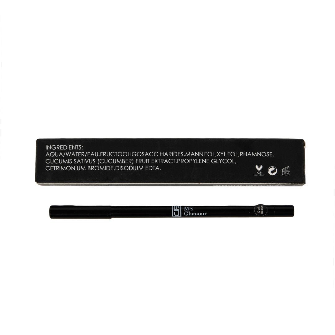 Long-Wear Eye Pencil Intense Pigment Waterproof - Kajal Dark Brown