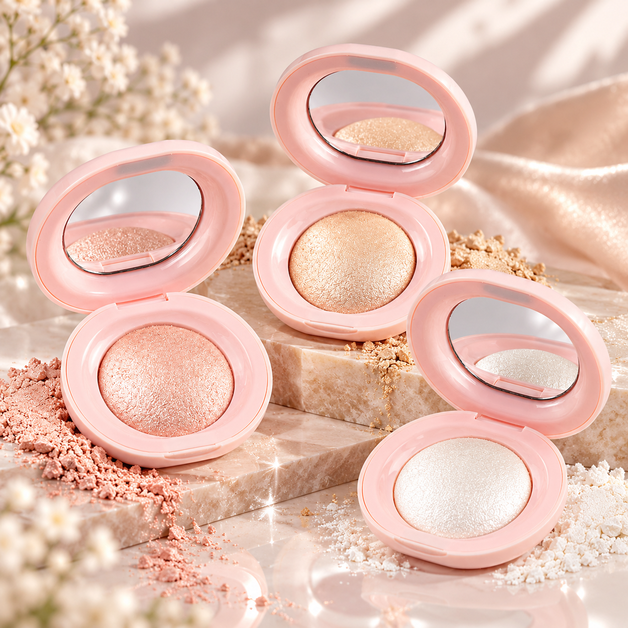 Glam Glow Silky Touch Diamond Glow Highlighters