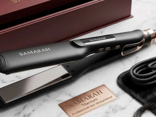 SAMARAH Professional Wide Hair Straightening Iron Machine