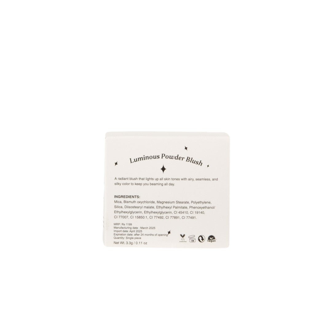 Glam Glow Silky Touch Luminous Powder Blush- GIRL