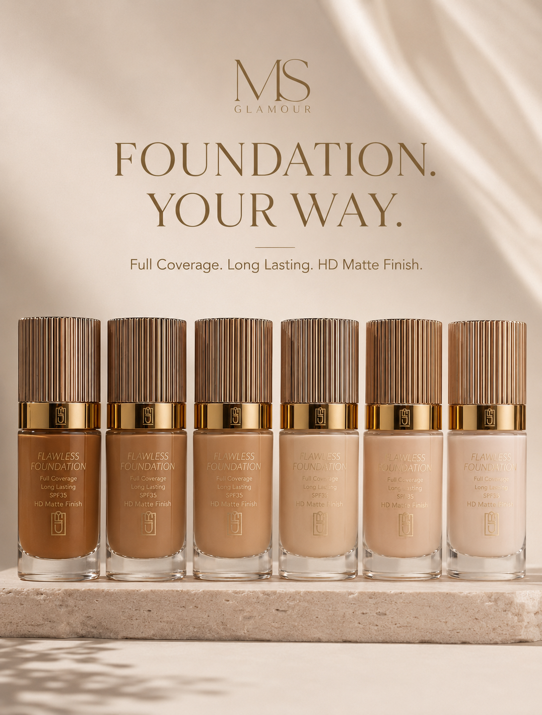MS Glamour Foundation - Shade 01