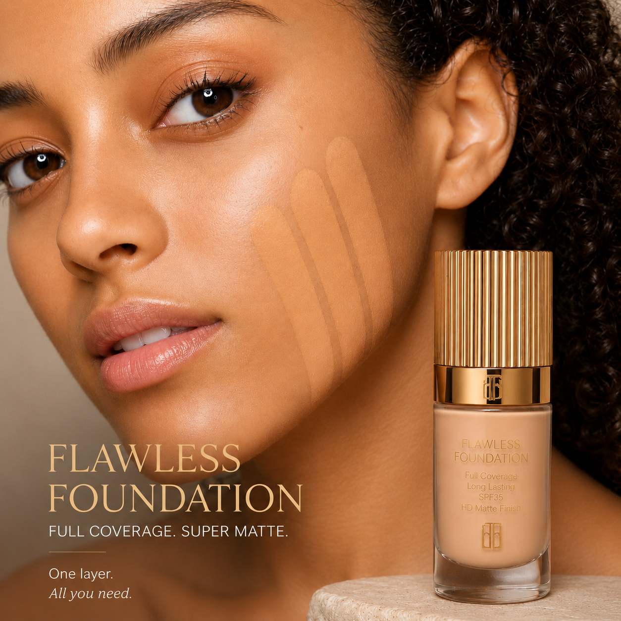 MS Glamour Foundation - Shade 01